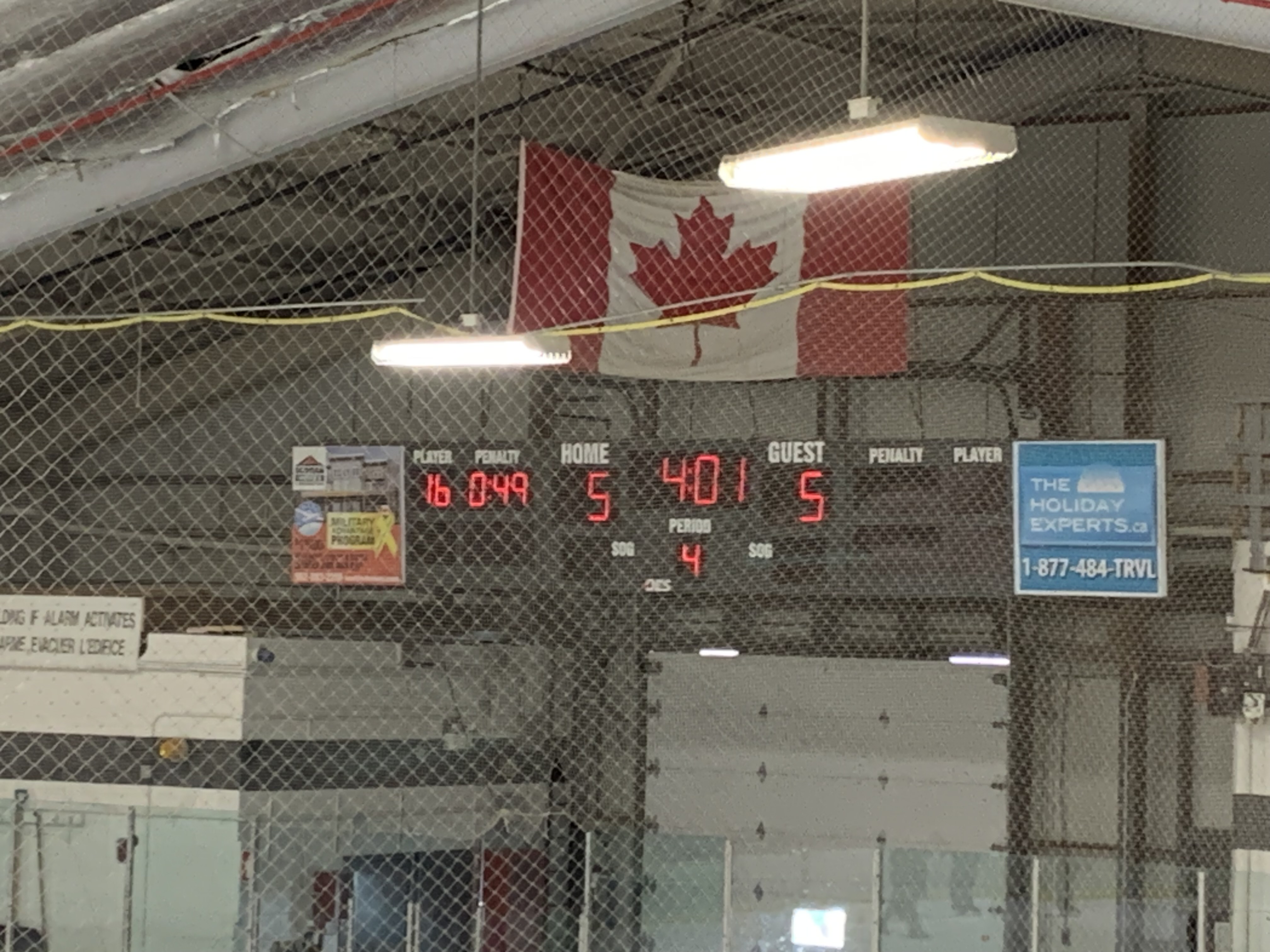 Fans intensely watched on Friday as the IIHA Saints and Bedford Vipers traded goals until overtime was needed to separate the sides.