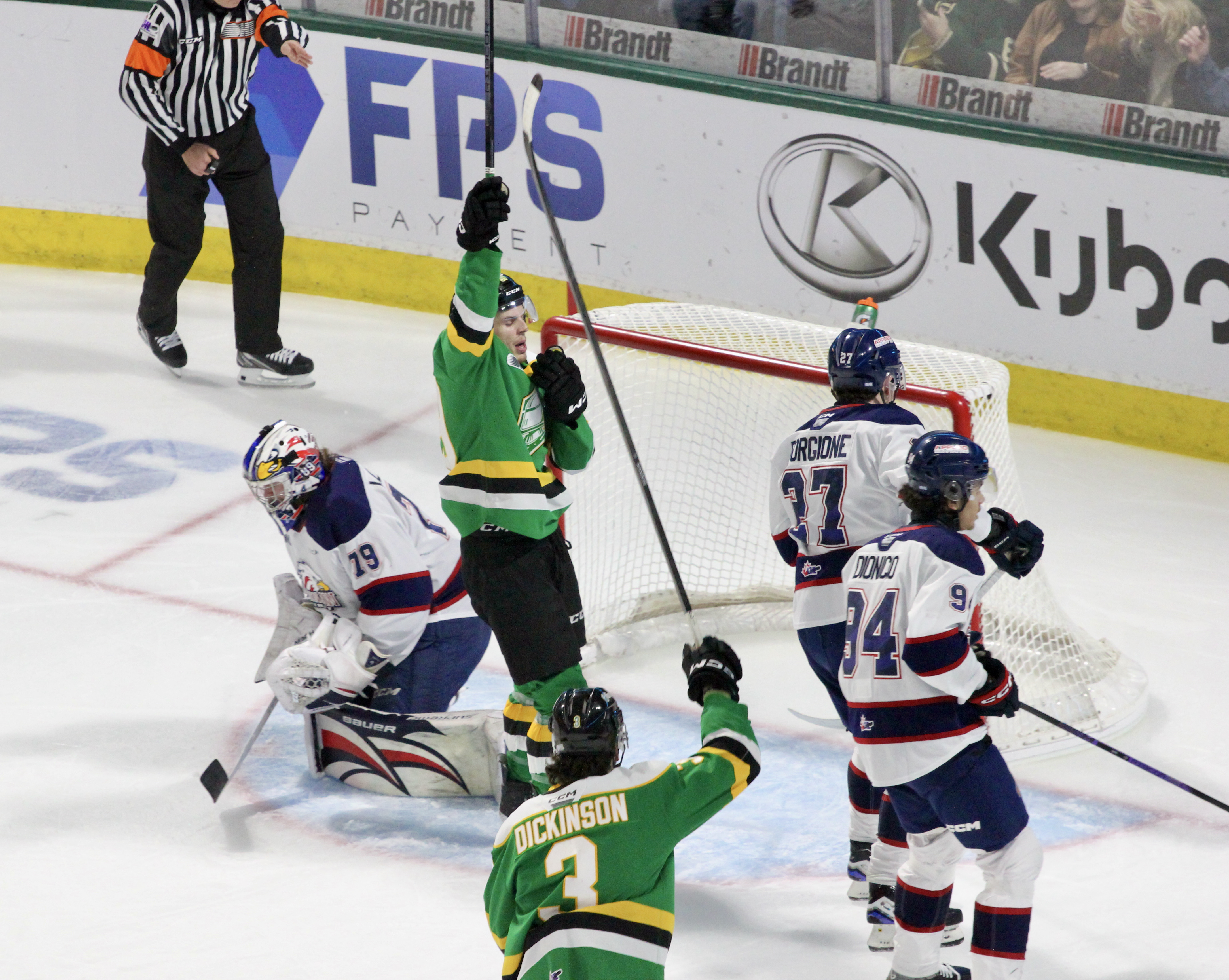 Second straight 3-1 win by London Knights, up 2-0 in Western Conference Championship