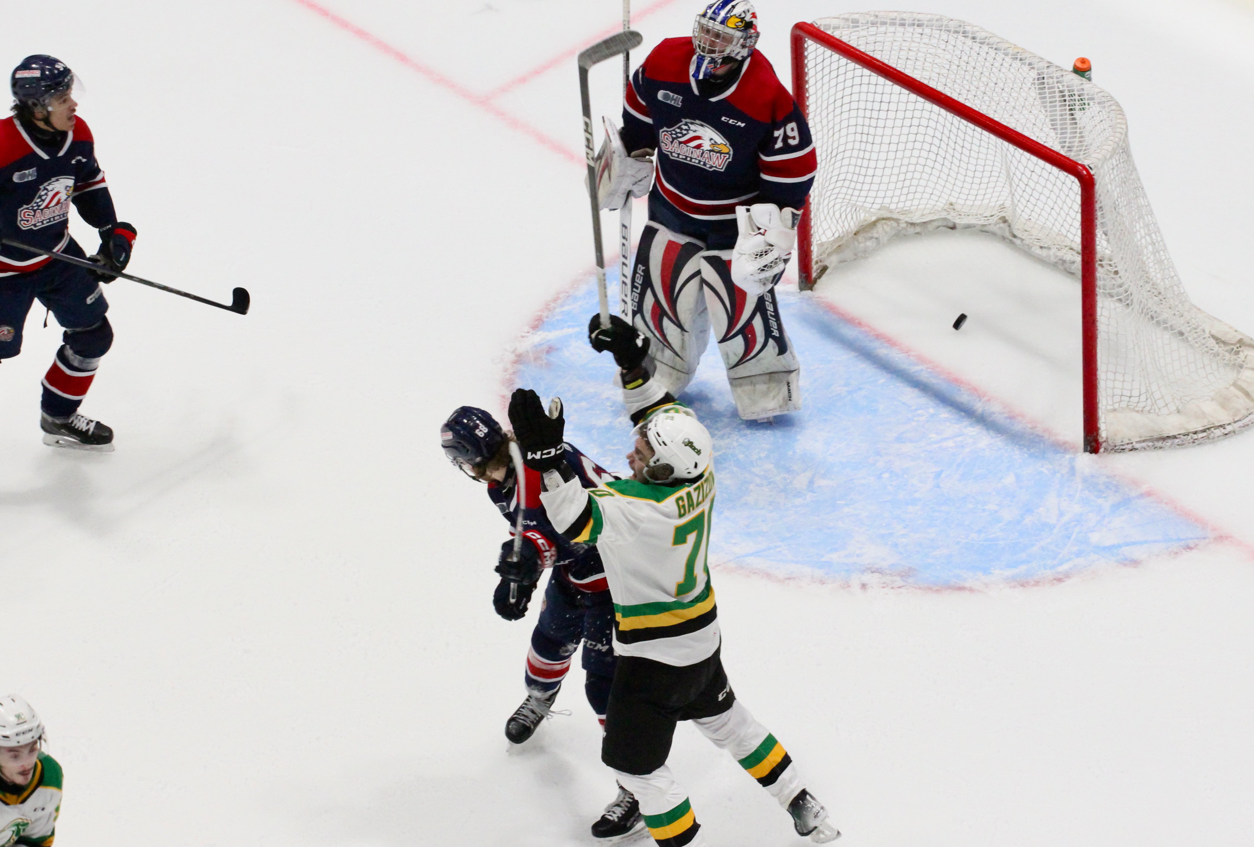 Home ice advantage holds between London Knights and Saginaw as Spirit win Game 3 - London - Vimarsana News