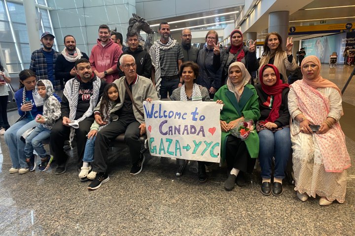 Calgary family welcomes refugees from Gaza at considerable expense
