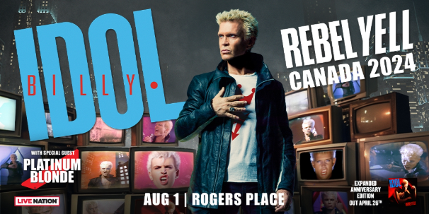 630 CHED Welcomes Billy Idol - image