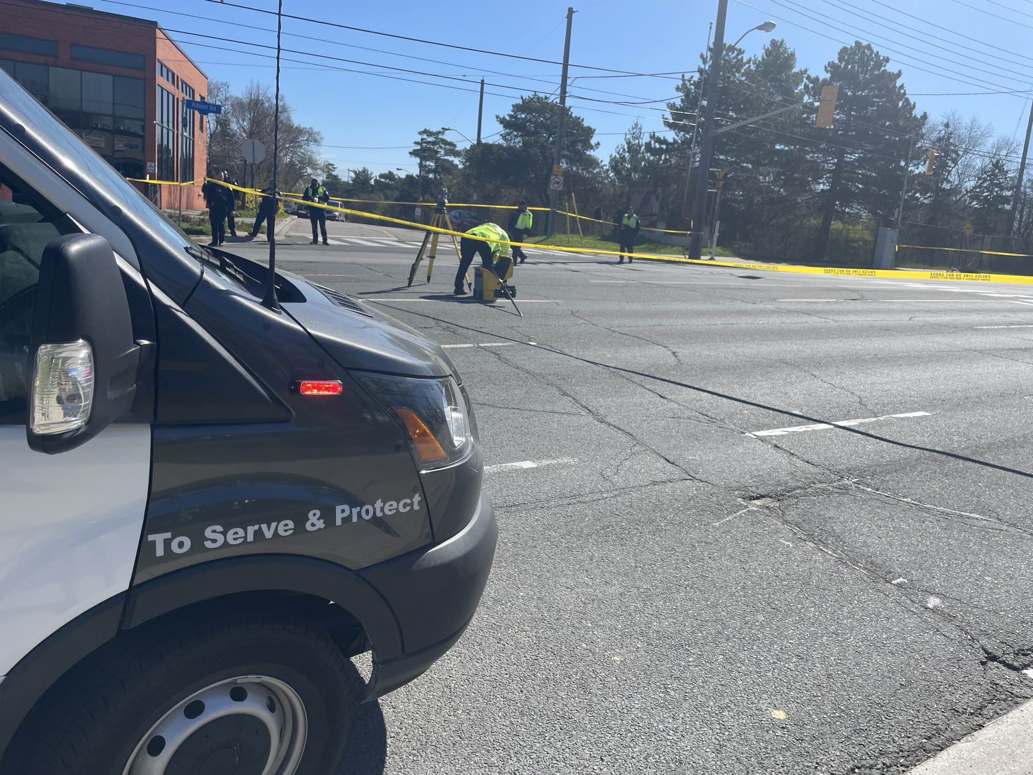 11-year-old boy in critical condition after being hit by transport truck in Toronto