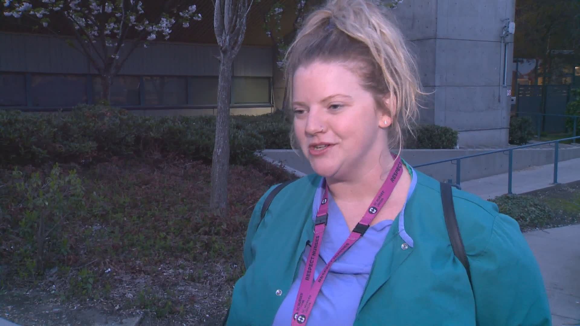 A пр н е медицинска сестра говори с Global News за опита