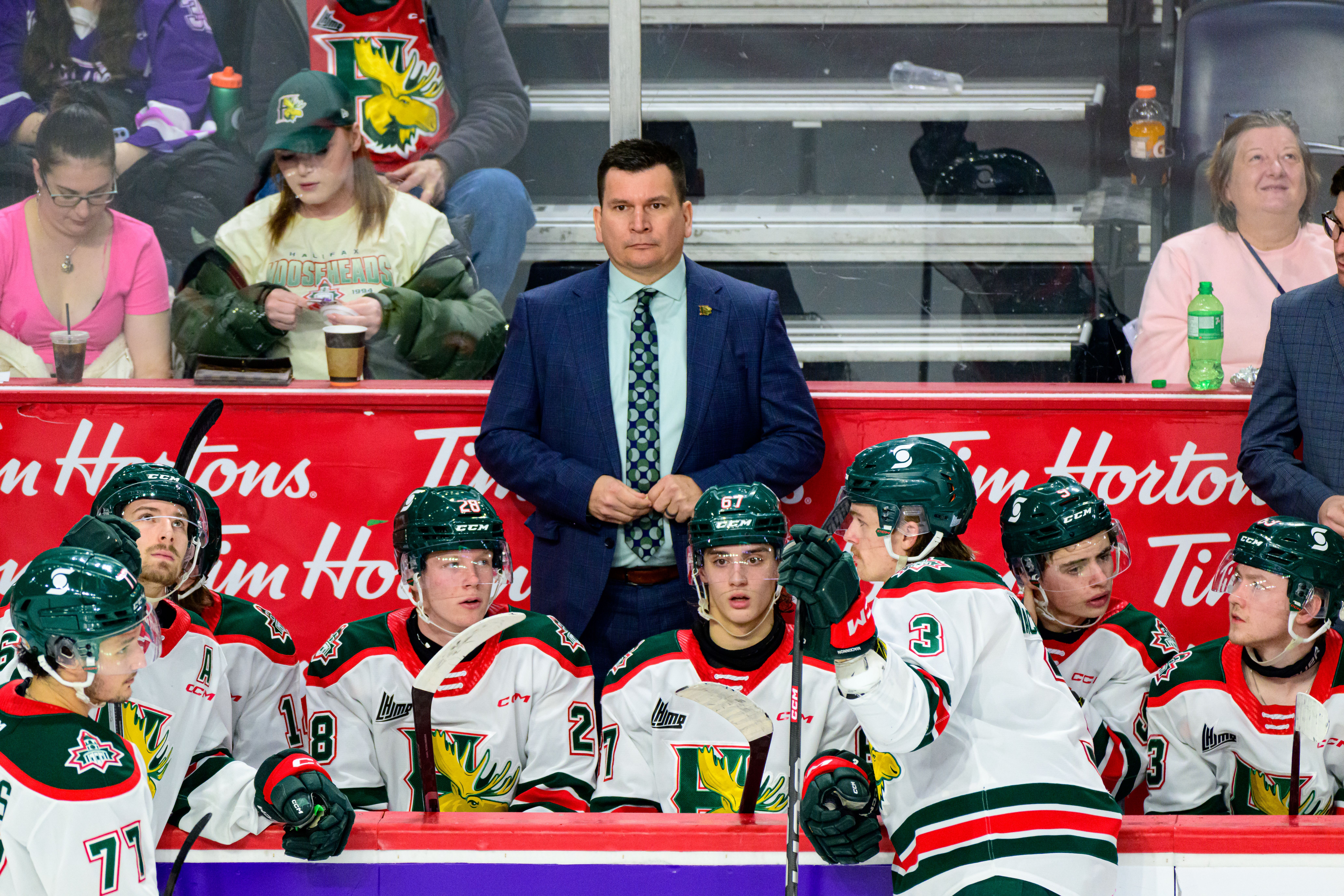Halifax Mooseheads обяви във вторник че както главният треньор Джим