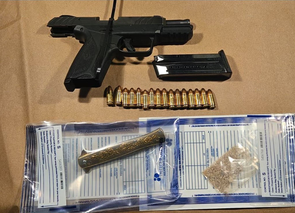 The Kawartha Lakes Police Service seized a firearm, ammo and drugs after finding a man asleep in a vehicle.
