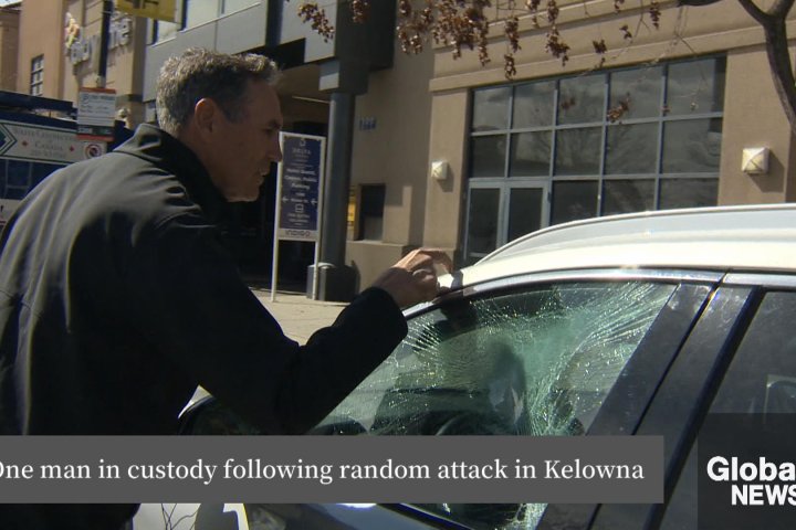 Man arrested after alleged random attack in Kelowna, B.C.