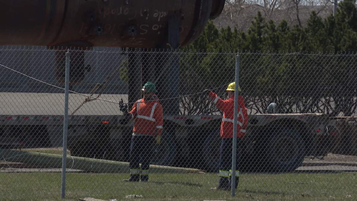 A traffic incident in east Calgary has closed down Memorial Drive in both directions in the area.