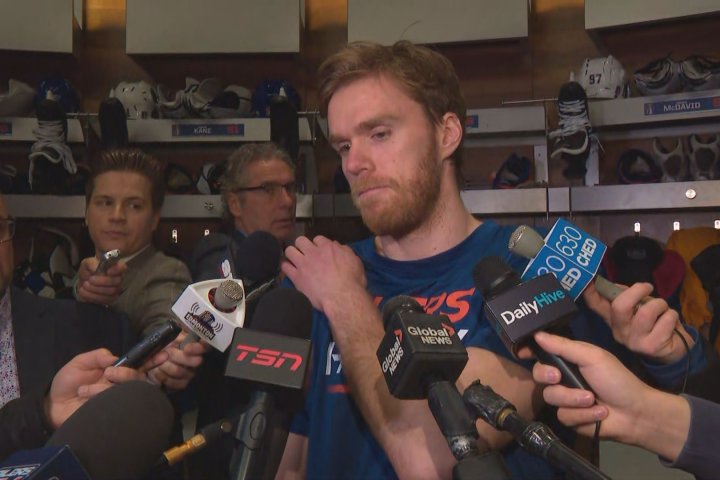 McDavid says Oilers’ locker-room ‘feels like it’s in a good place’ ahead of Game 1 vs. Kings