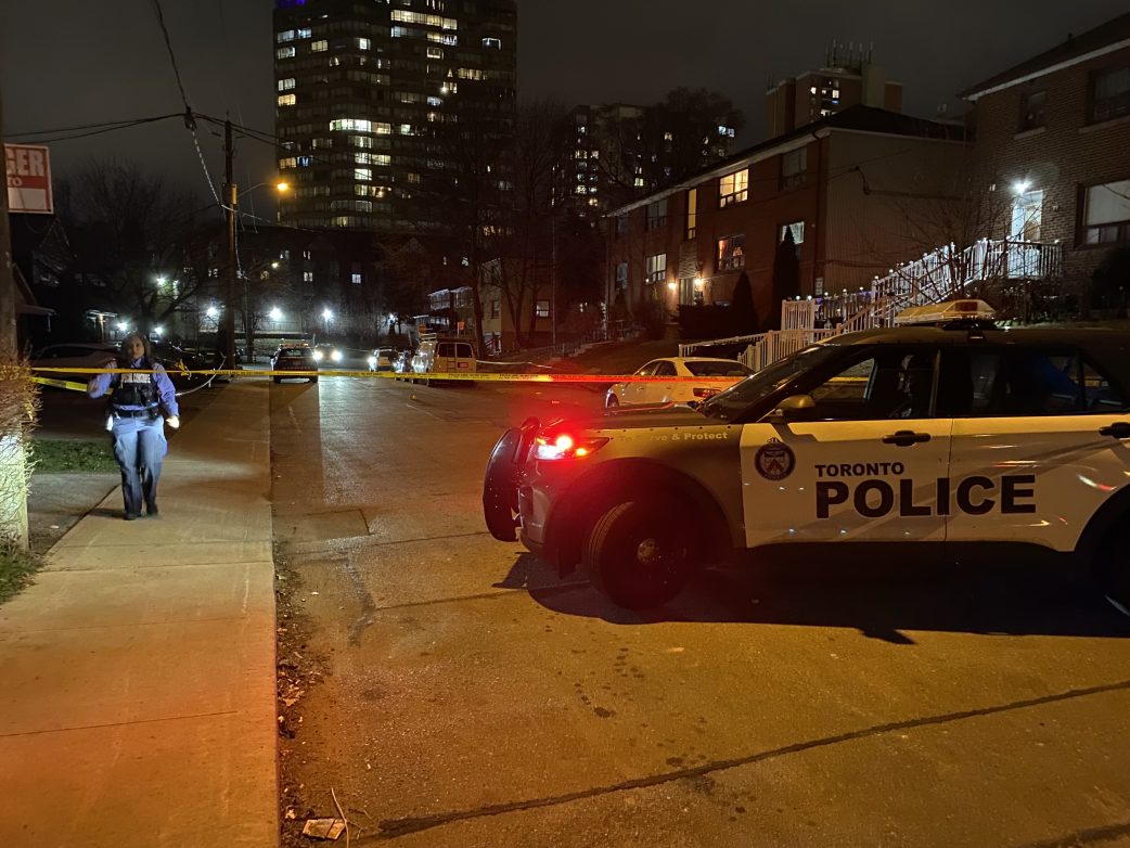 Police are investigating after a man was stabbed at Eglinton Avenue West and Richardson Avenue Monday evening.