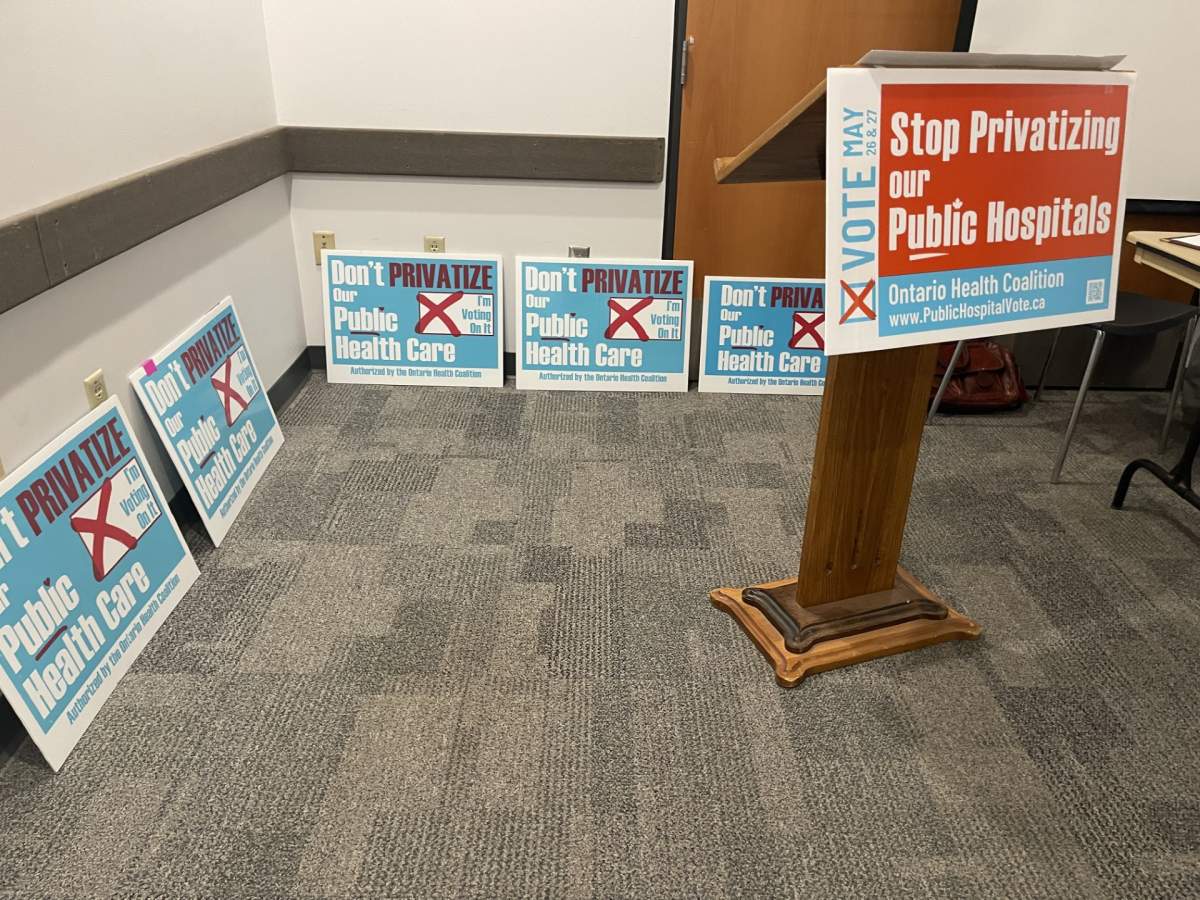 Ontario Health Coalition Press Conference April 16, 2024