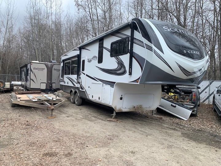 The Alberta RCMP said an incident that unfolded on April 10, 2024 led to search warrants being executed that saw significant amounts of stolen property be seized.