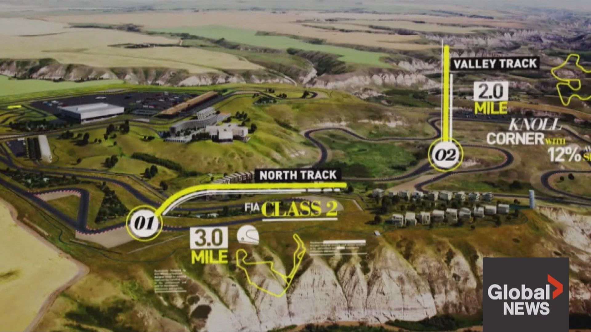 Състезателна писта предложена за място близо до селцето Роузбъд получи