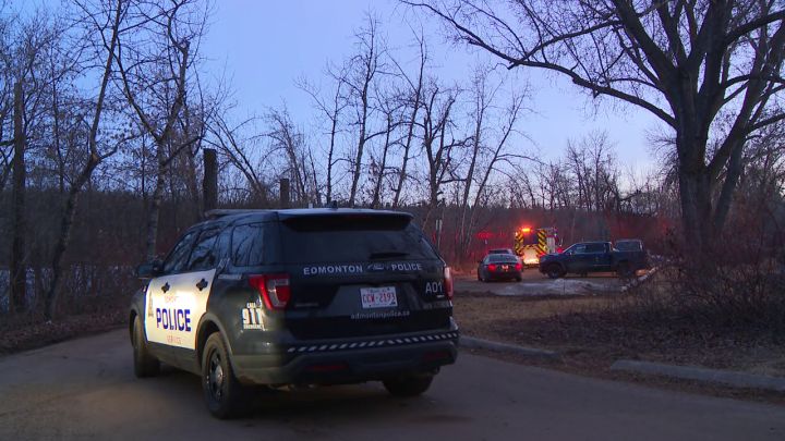 Emergency crews were called to the North Saskatchewan River by Edmonton's Sir Wilfrid Laurier Park on Monday night after a woman went missing in the river.