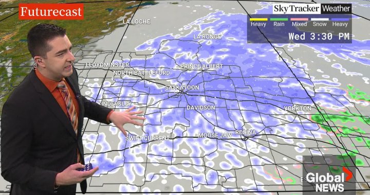 Проливен дъжд и сняг ще удари Саскачеван: Environment Canada