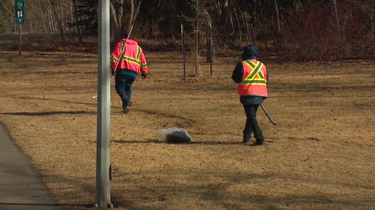 Полицията в Едмънтън беше уведомена за вандализъм в парк Голд