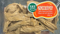 T&T Kitchen - Spicy Beancurd Skins - 200 g - Front_T&T Kitchen - Peaux de tofu épicées - 200 g - Avant_0