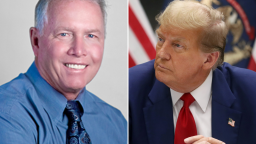 Don Hankey (L) and Donald Trump (R). Trump posted a massive US$175 million bond on April 2, 2024 with the help of California billionaire Hankey.