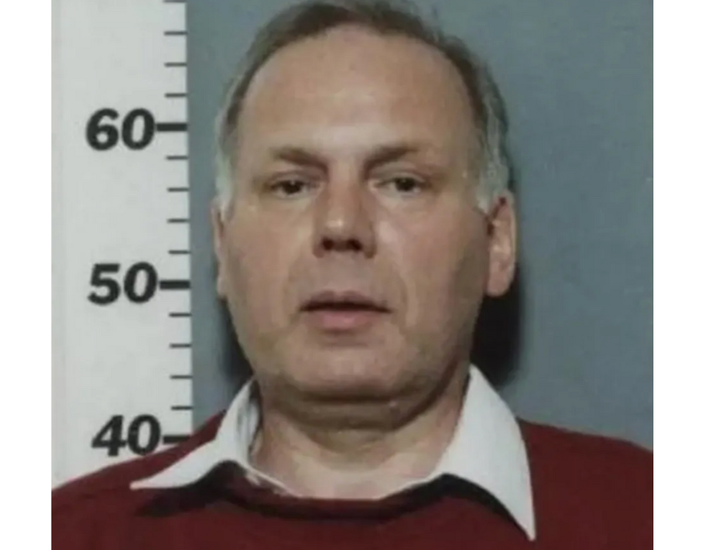 Mugshot of Richard Burrows, a wanted fugitive who was on the run for 27 years before being arrested at Heathrow Airport on March 28, 2024.
