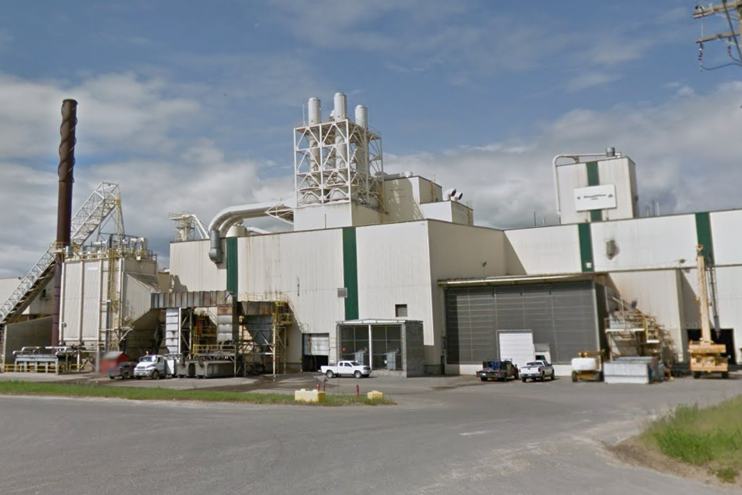File photo of West Fraser’s WestPine medium-density fibreboard plant in Quesnel, B.C.
