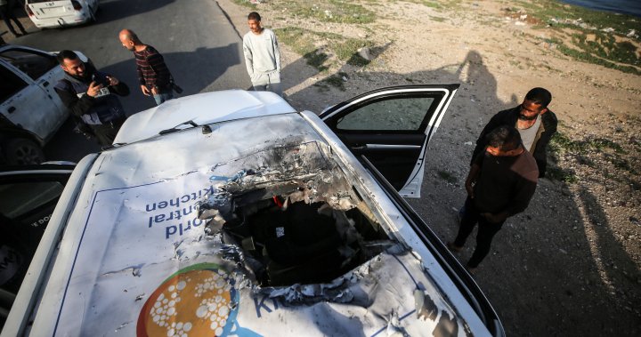 Израелските въздушни удари  които убиха седем хуманитарни работници в Газа отекнаха в света