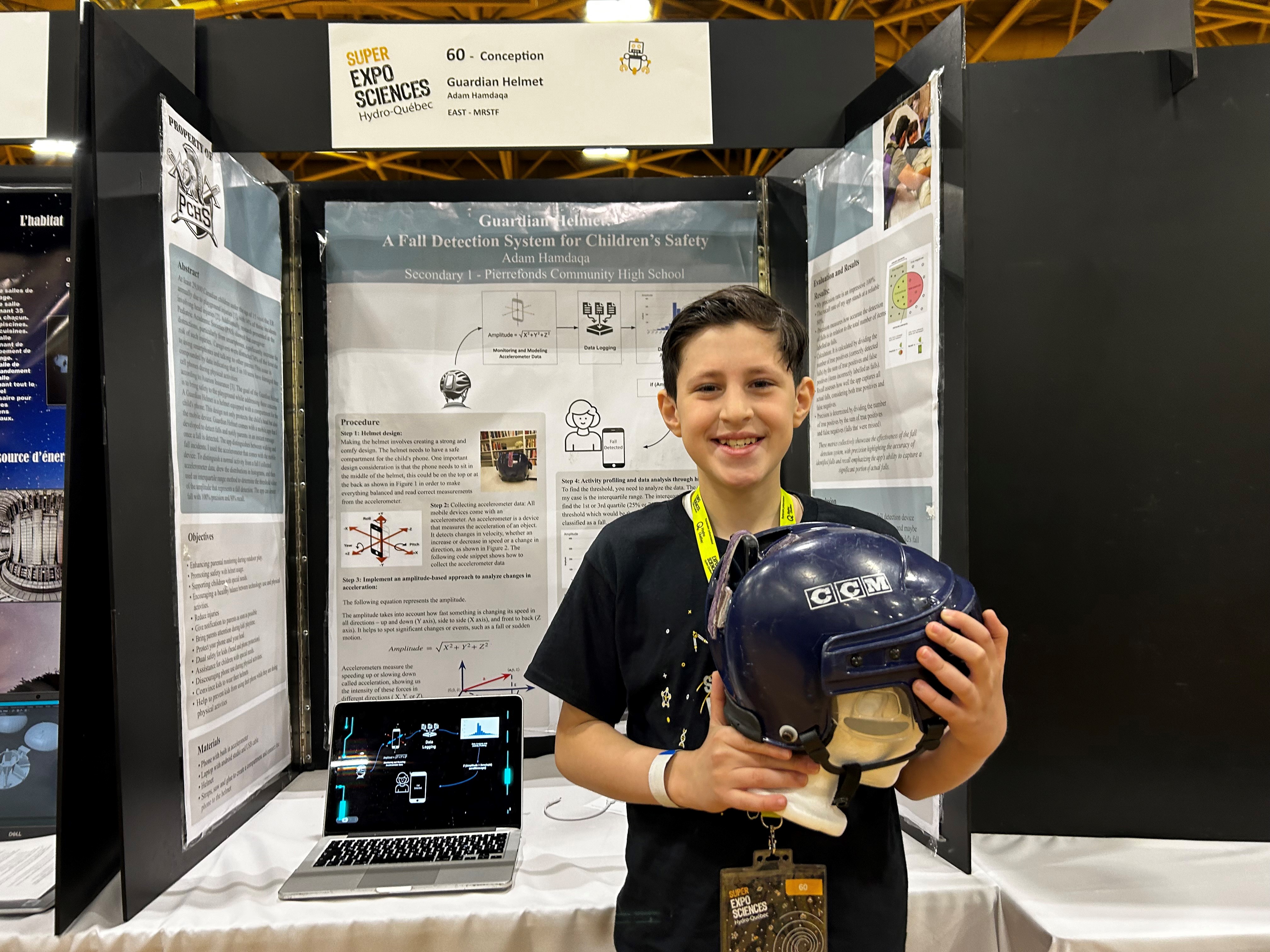 Quebec students vying to change the world display projects at science fair