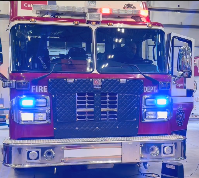 The Calgary Fire Department (CFD) said it will pilot a project that will feature blue lights on several of its vehicles.