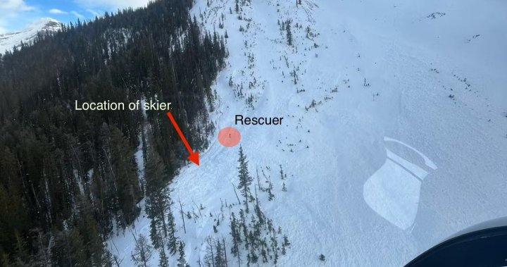 Скиор загина в лавина северозападно от Банф