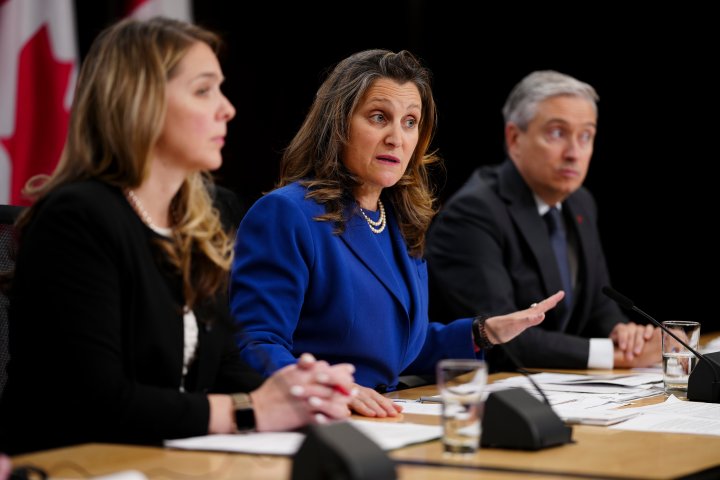 Capital gains tax changes aren’t in the budget bill — but still coming: Freeland