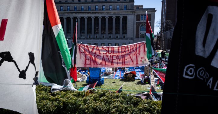 Dozens arrested amid wave of U.S. college protests over Israel-Hamas conflict – National | Globalnews.ca