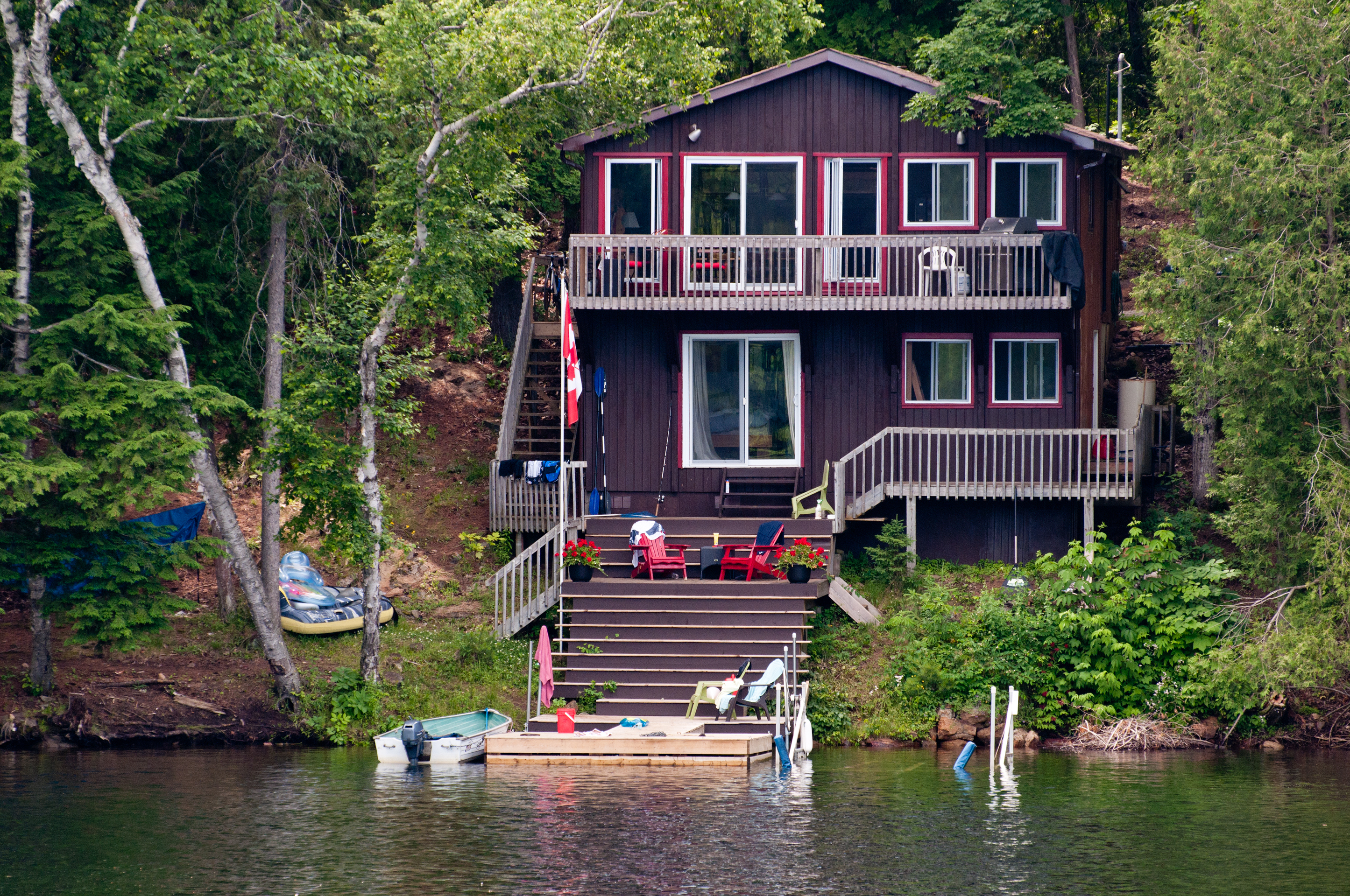 Cottage on the water