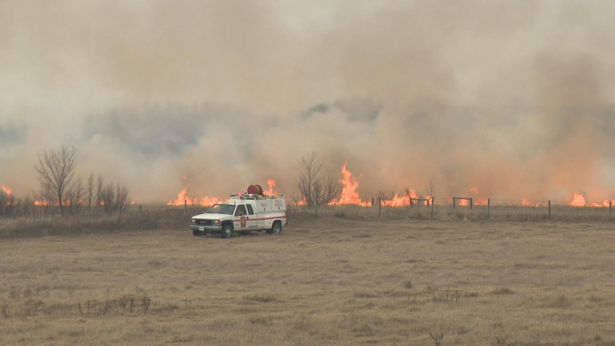 A controlled burn got out of control on Tuesday, resulting in the Saskatoon Fire Department battling the blaze.