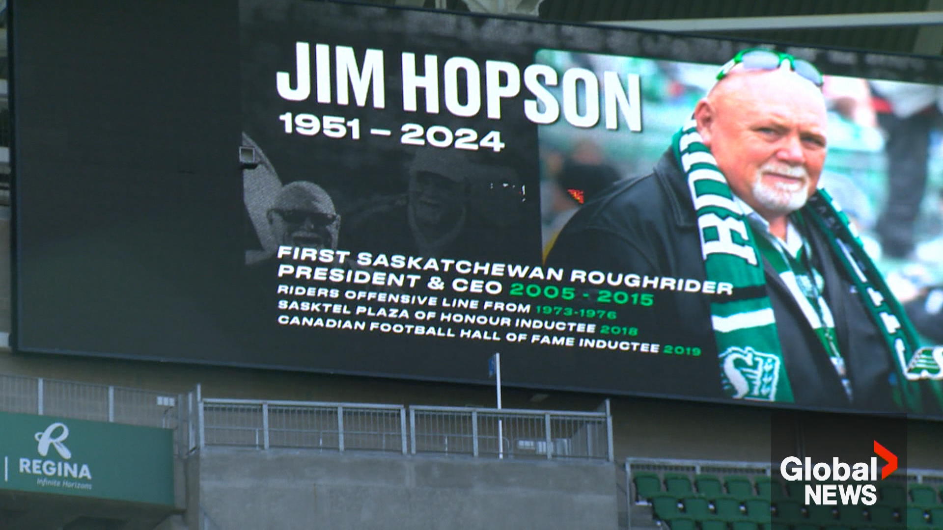Family, friends to gather to celebrate life of football legend Jim Hopson