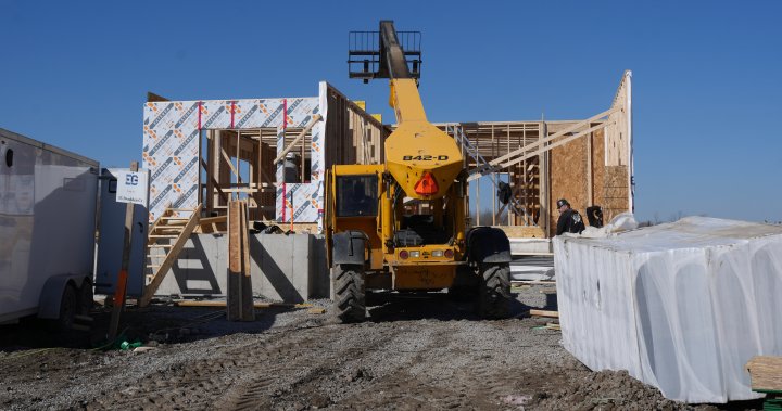 Housing starts in Canada fall 7% in March from previous month, CMHC says