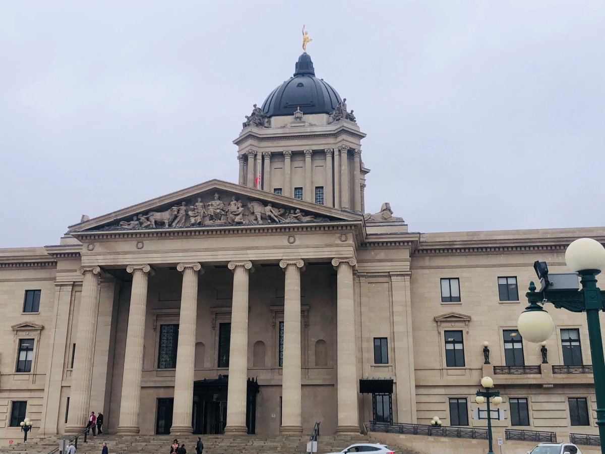 The Manitoba Legislative Building.