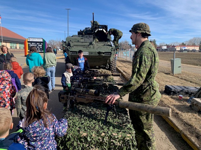 Teal Up Day was marked at Guthrie School in Parkland County Friday, April 12, 2024.