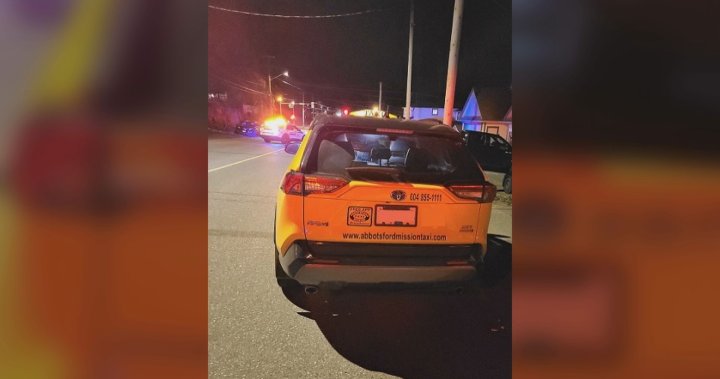 Шофьор на такси намушкан с игла, превозно средство откраднато в Мишън, Британска Колумбия: полиция