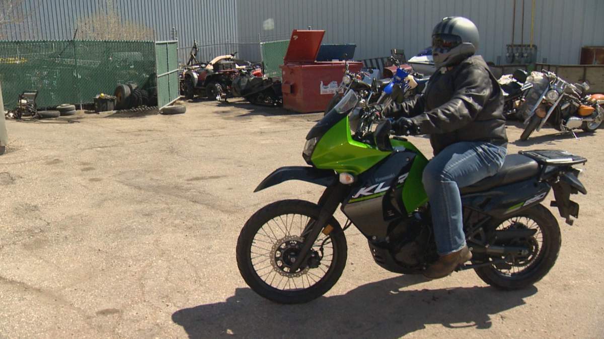 Spencer Remezoff is one of many bikers ready to hit the road this summer.