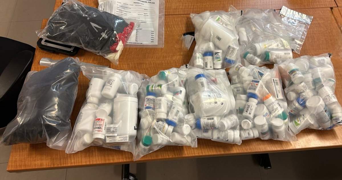 City of Kawartha Lakes OPP recovered drugs and arrested three following a break-in at a pharmacy in Woodville on March 30, 2024.