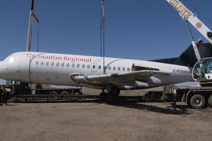 A big piece of Saskatoon airline history departing for Lethbridge