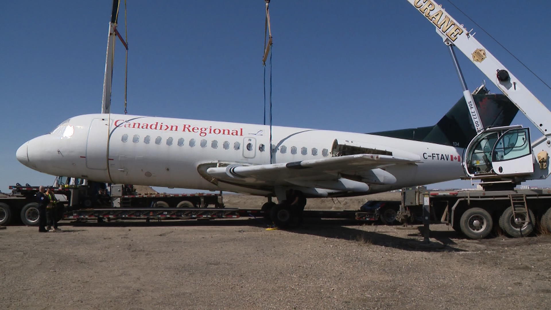 A big piece of Saskatoon airline history departing for Lethbridge