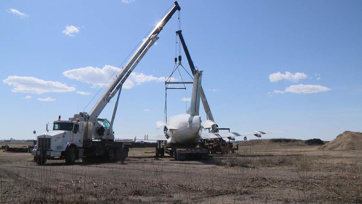 An old Canadian Regional aircraft is leaving Saskatoon and making its way to a museum in Alberta.