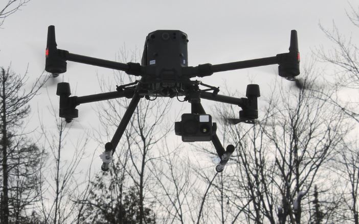 The Peterborough Police Service's Remotely Piloted Aircraft System was used to track a suspect vehicle on April 1, 2024. Police determined the driver was under a three-year driving prohibition order.
