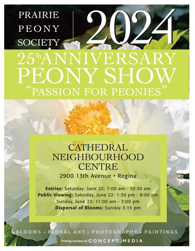 Prairie Peony Society 25th Annual Show “Passion for Peonies” - image