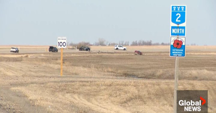 2 мъртви, 3 ранени след сблъсък на магистрала северно от Moose Jaw миналата седмица