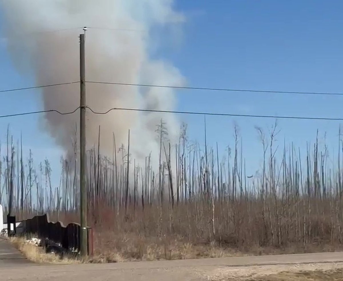 The Regional Municipality Of Wood Buffalo issued a wildfire evacuation alert for Saprae Creek Estates due to the potential of a nearby wildfire spreading towards the community.