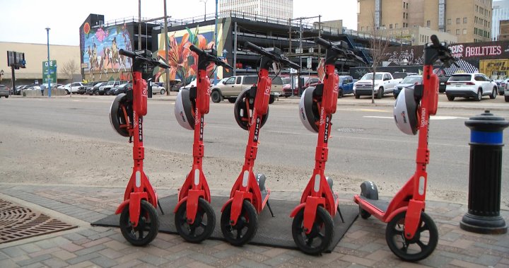 E-scooters hit streets of Saskatoon as part of city pilot project