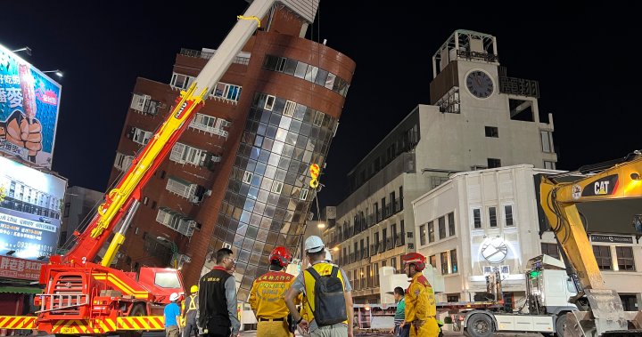 Най-малко 9 загинали след земетресение с магнитуд 7,2 по Рихтер разтърси Тайван
