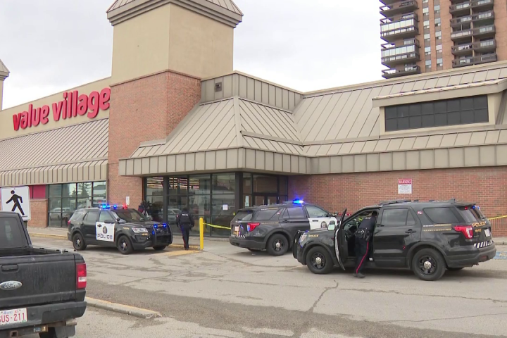1 in hospital after stabbing at southwest Calgary Value Village