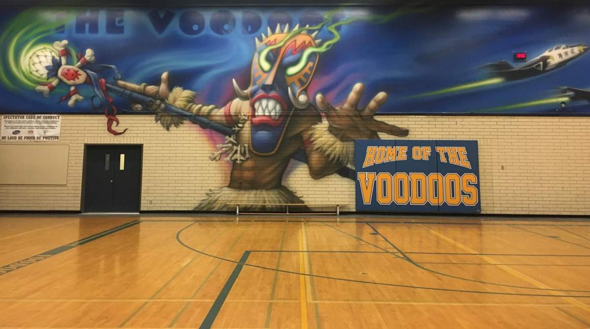 The Rutland Senior Secondary Voodoos are now going to be the Rutland Thunder, a change that students and school officials say has been a long time coming.