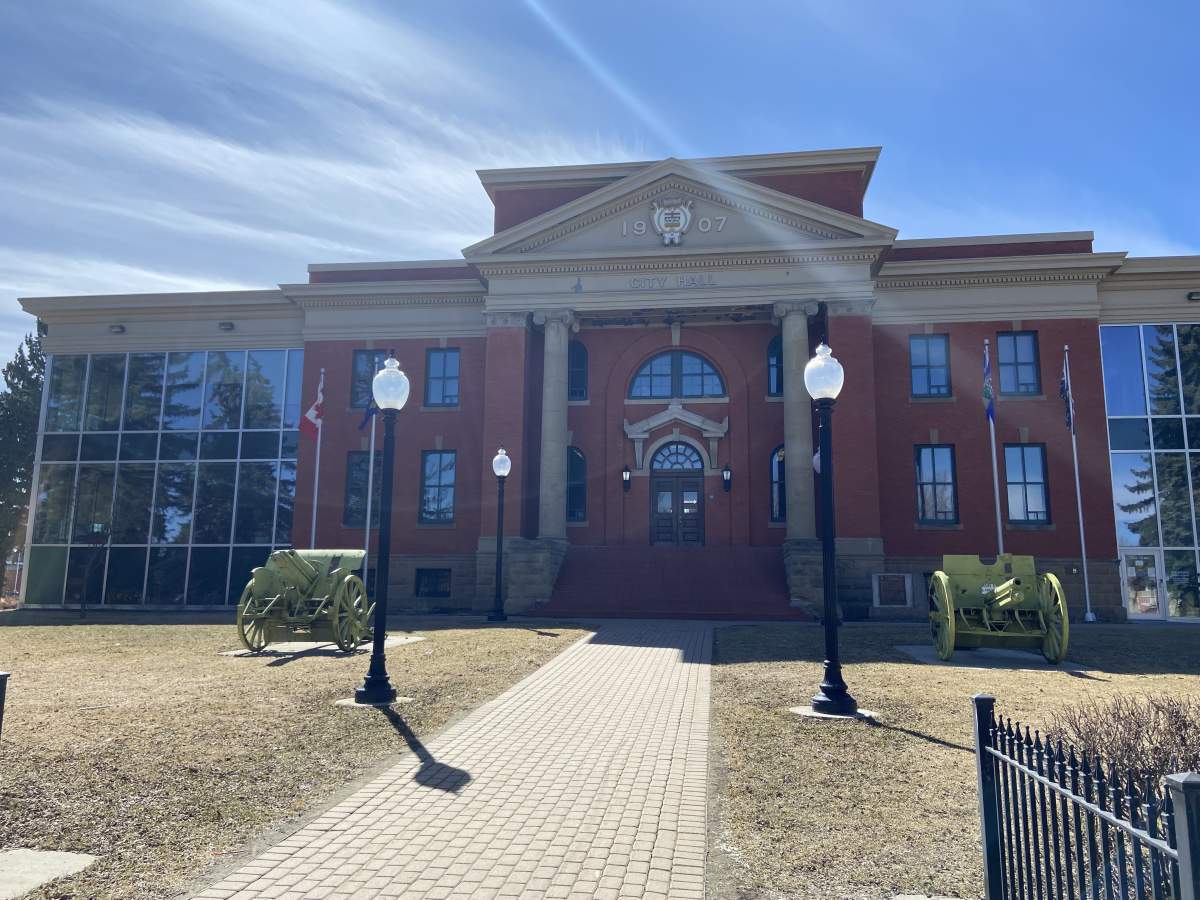 Wetaskiwin City Hall pictured on Friday, April 12, 2024.